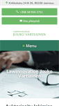 Mobile Screenshot of lawinnovationjoukovartiainen.com